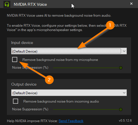 NVIDIA RTX Voice App