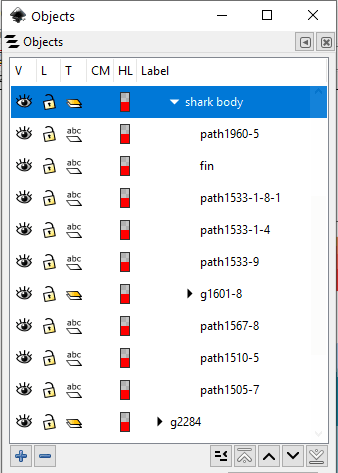 Groups in Inkscape