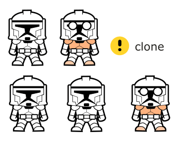 Clone in Inkscape